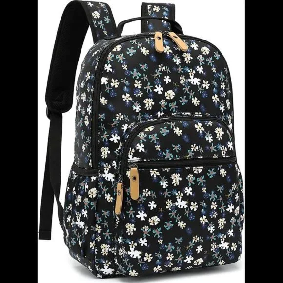 Bags Waterresistant Floral School Backpack Travel Bag Girls Bookbags Satchel Poshmark